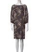 Antonio Marras Floral Print Knee-Length Dress