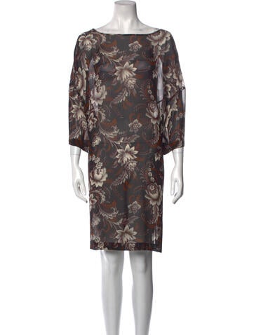Antonio Marras Dresses Floral Print Knee-Length Dress Us6, It42 | M