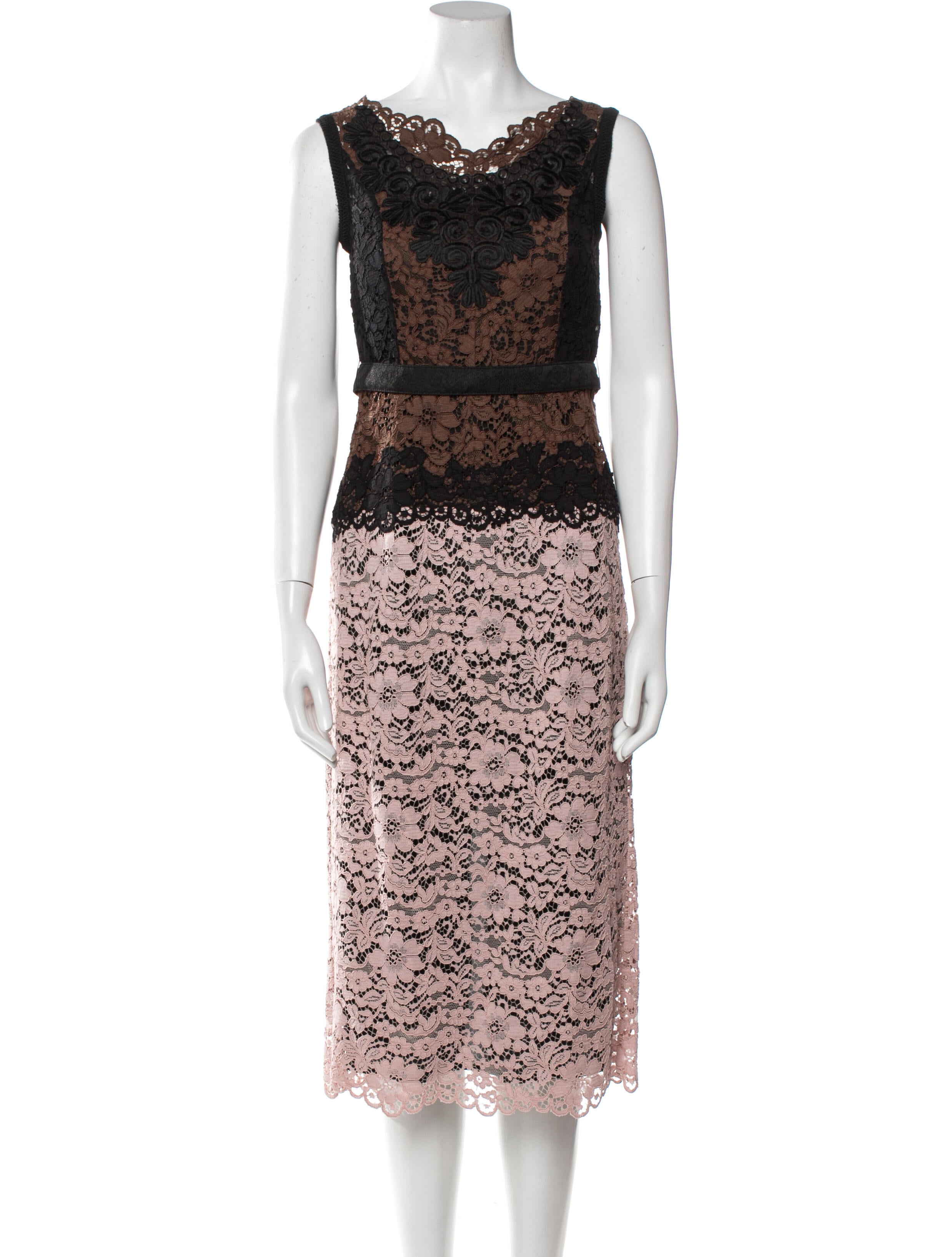 Antonio Marras Lace Pattern Midi Length Dress