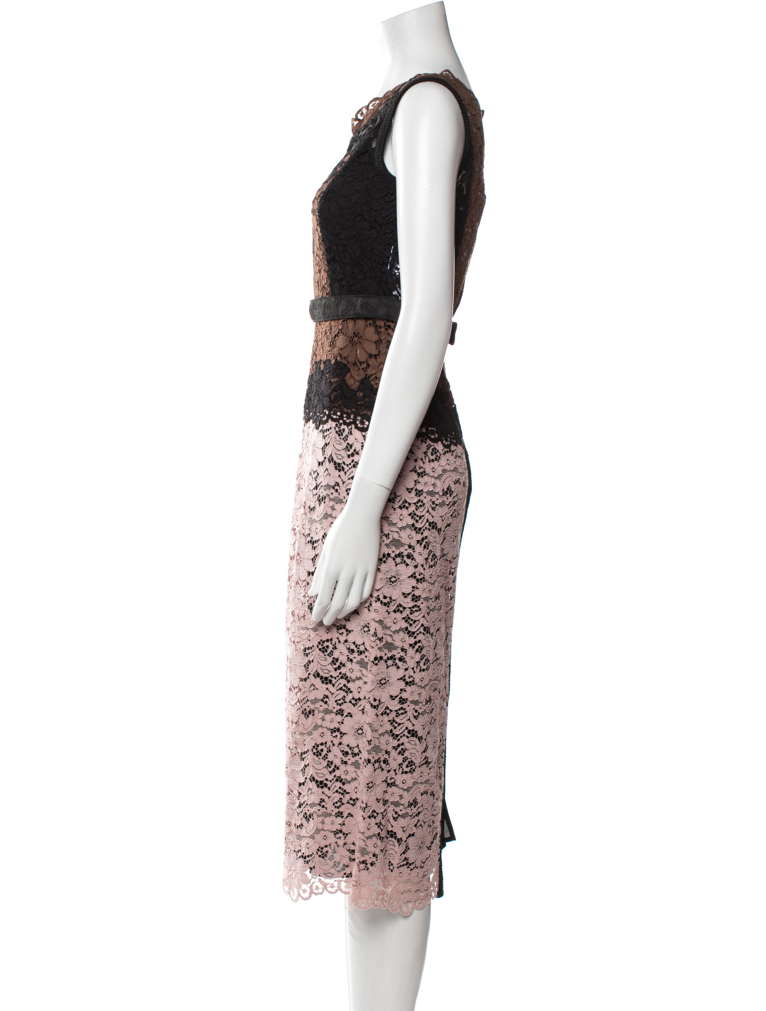 Antonio Marras Lace Pattern Midi Length Dress