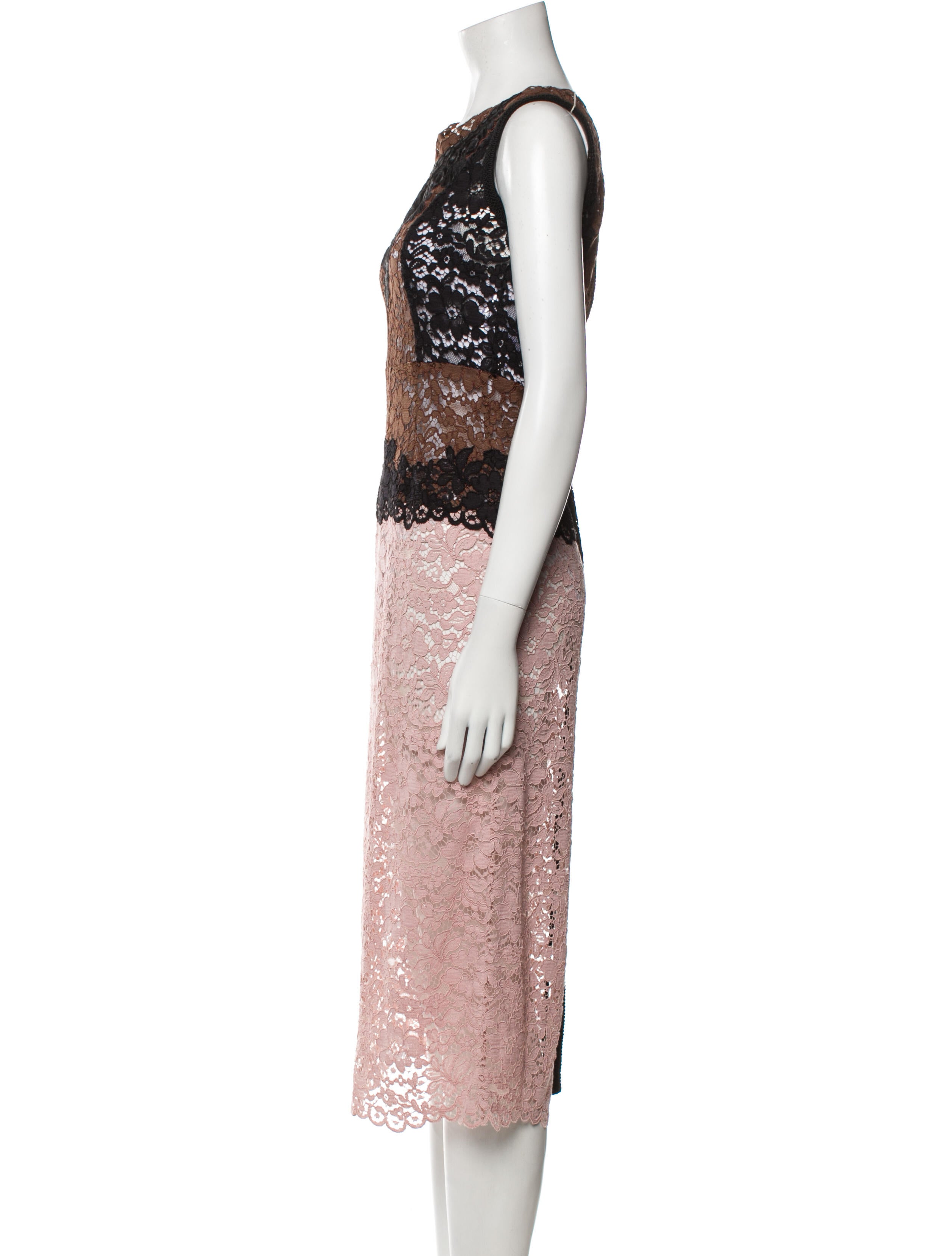 Antonio Marras Lace Pattern Midi Length Dress