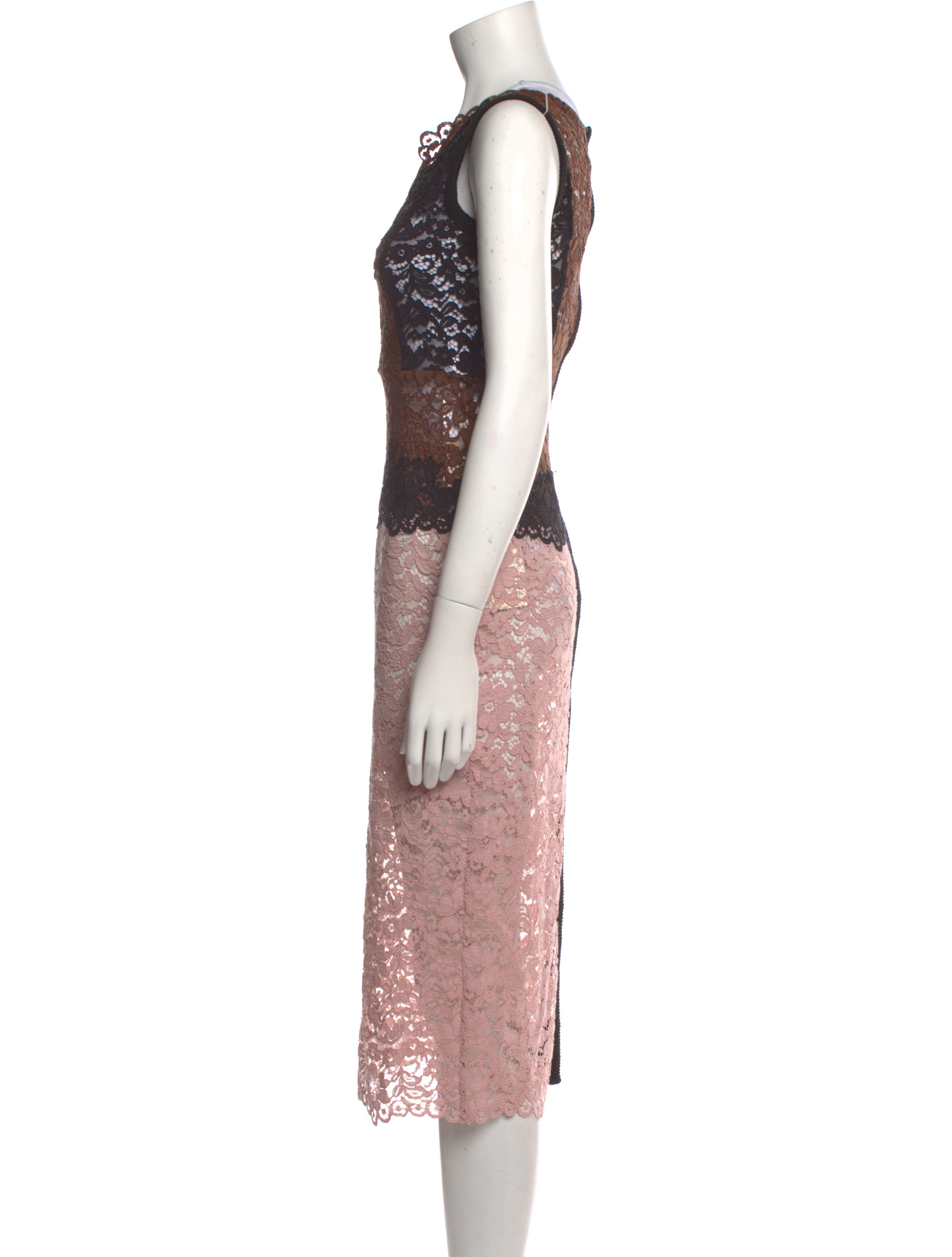 Antonio Marras Lace Pattern Midi Length Dress