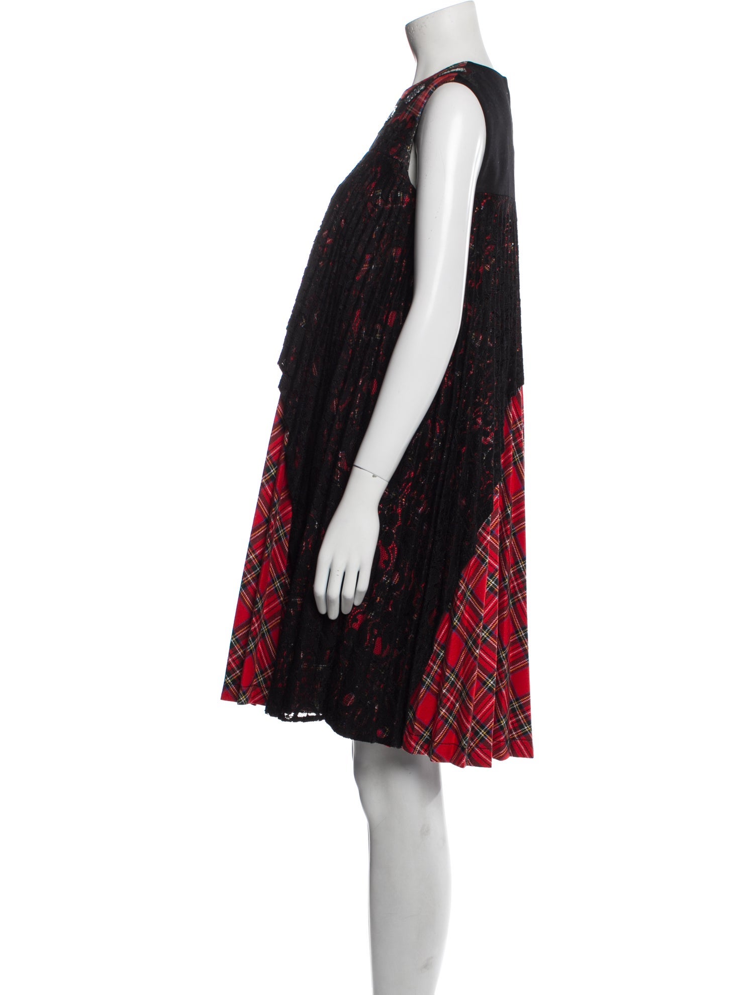 Antonio Marras Knee Length Plaid Dress