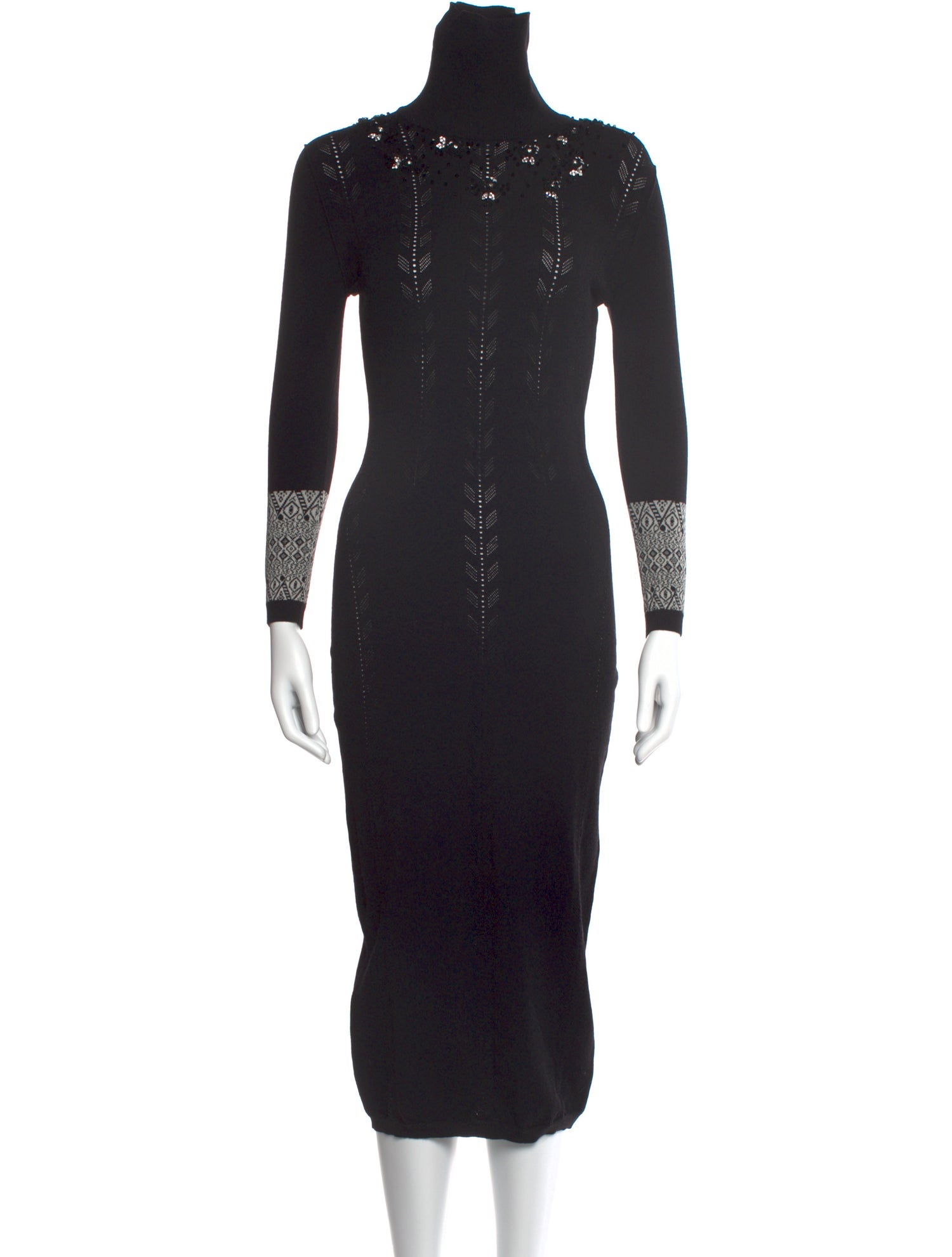 Antonio Marras Turtleneck Long Dress