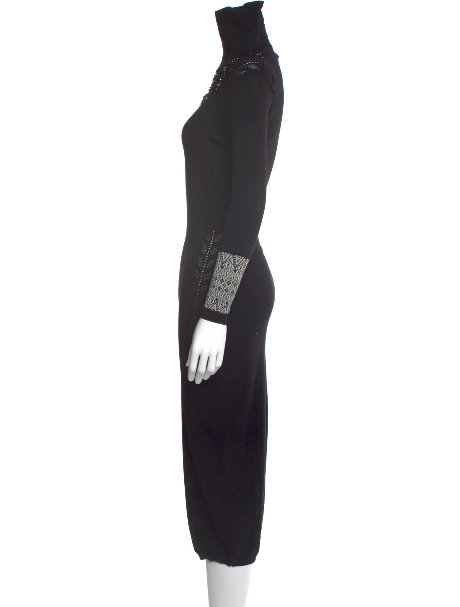 Antonio Marras Turtleneck Long Dress