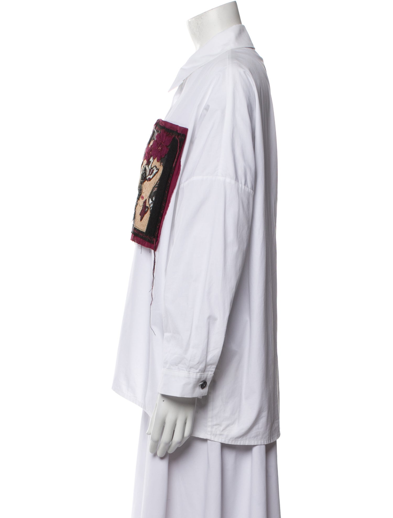 Antonio Marras Long Sleeve Button-Up Top