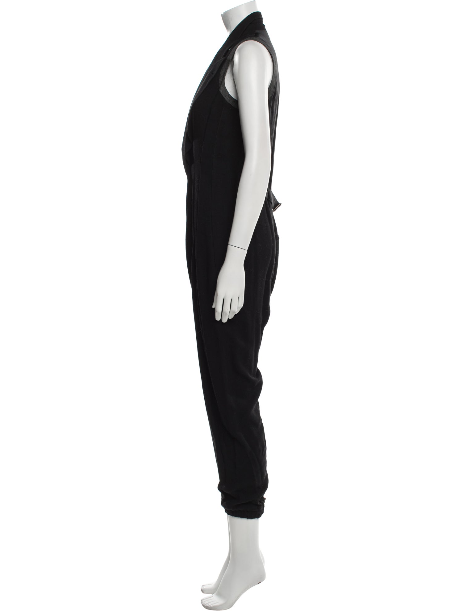 Antonio Marras Plunge Neckline Jumpsuit