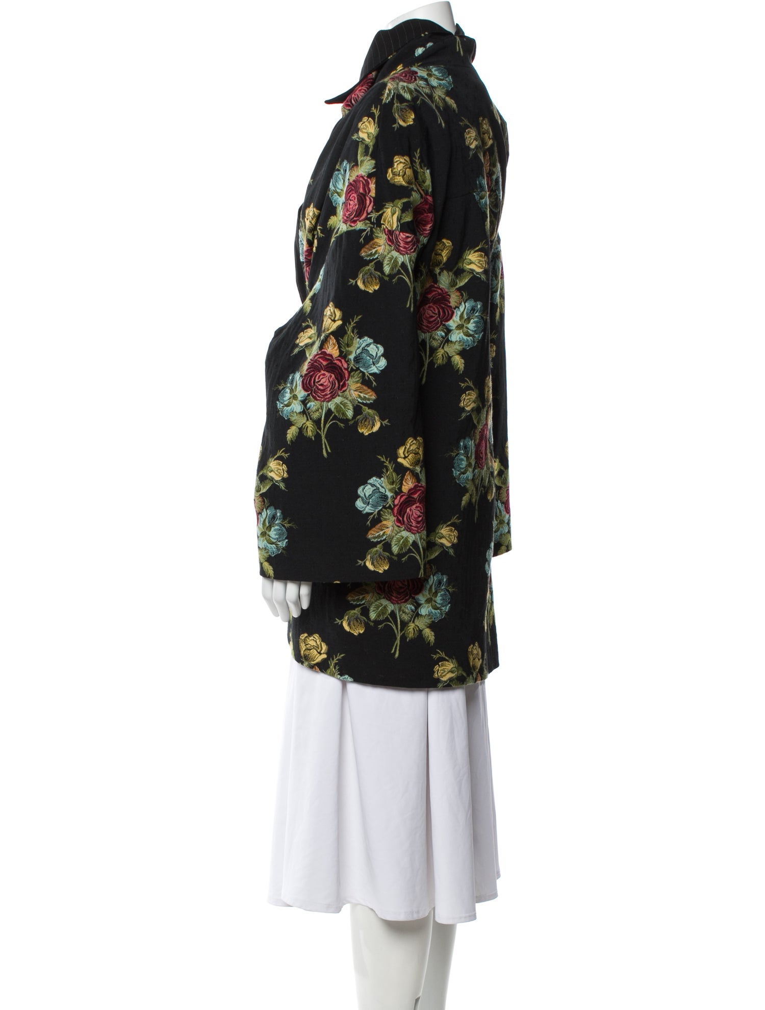 Antonio Marras Floral Print Coat