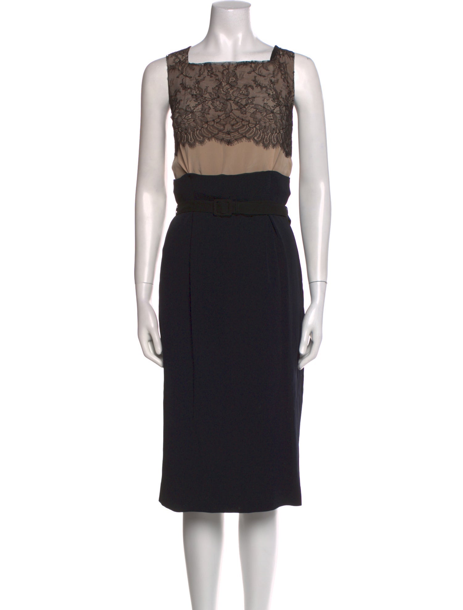 Antonio Marras Lace Pattern Midi Length Dress