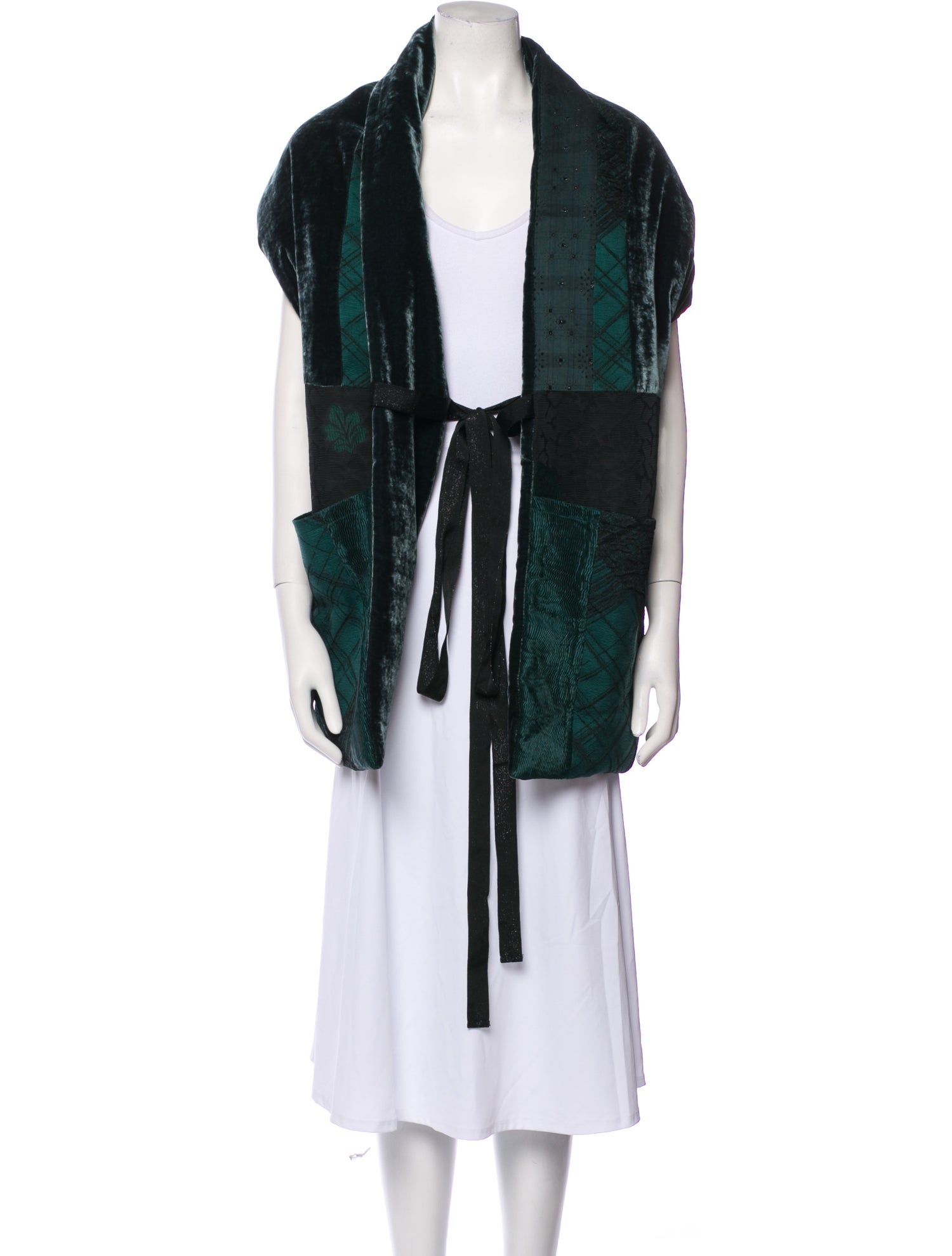Antonio Marras Velvet Printed Vest