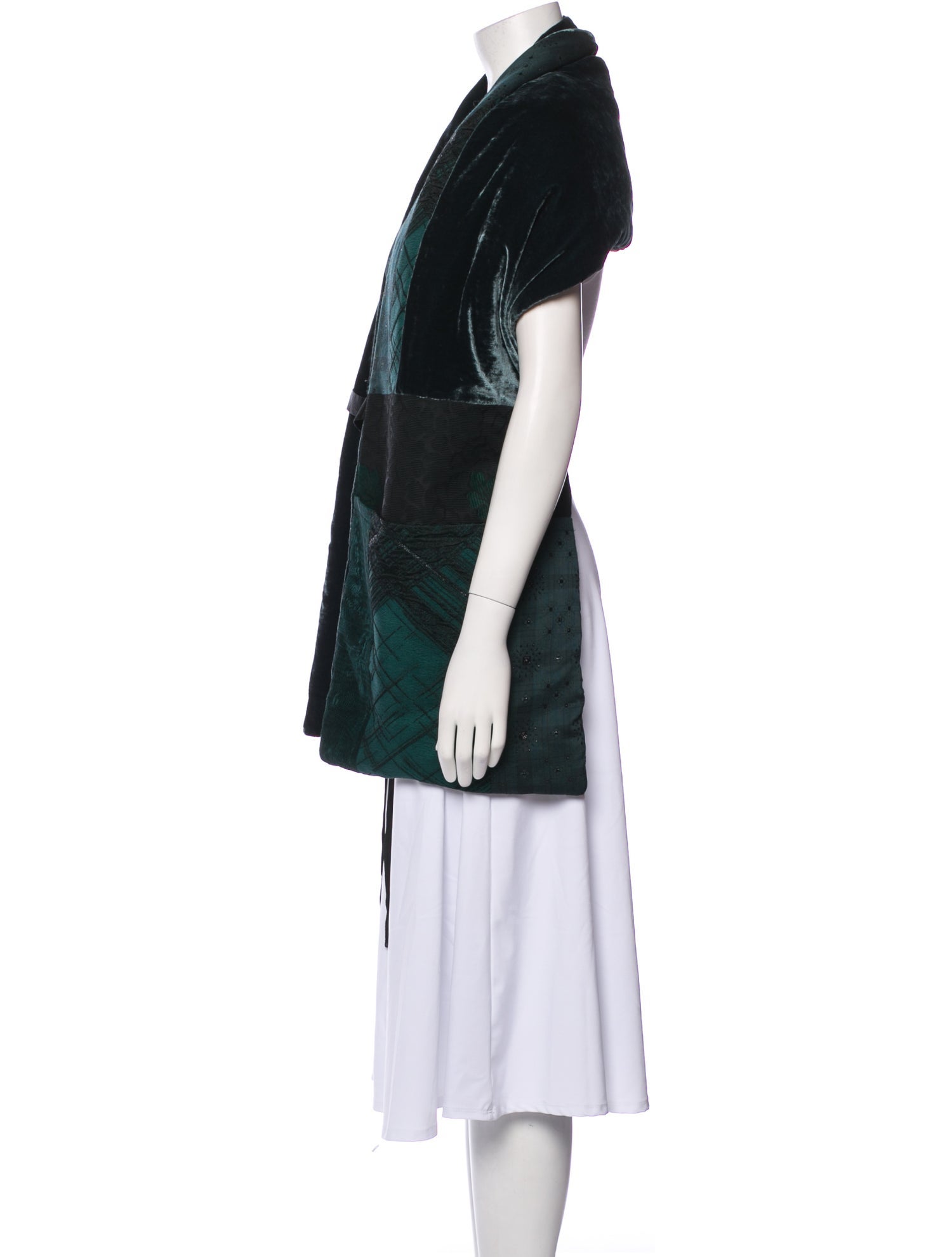 Antonio Marras Velvet Printed Vest