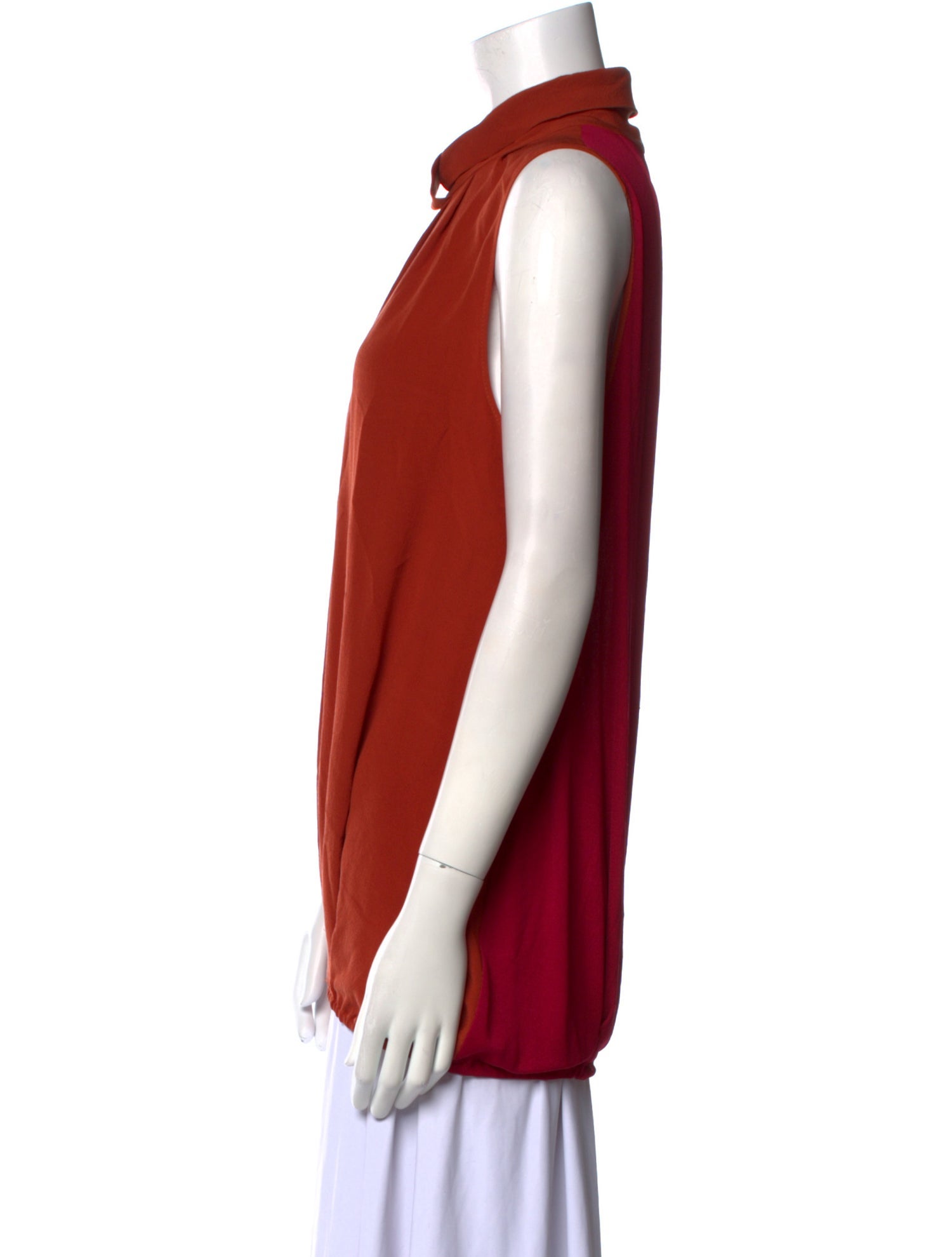 Antonio Marras Silk Mock Neck Tunic