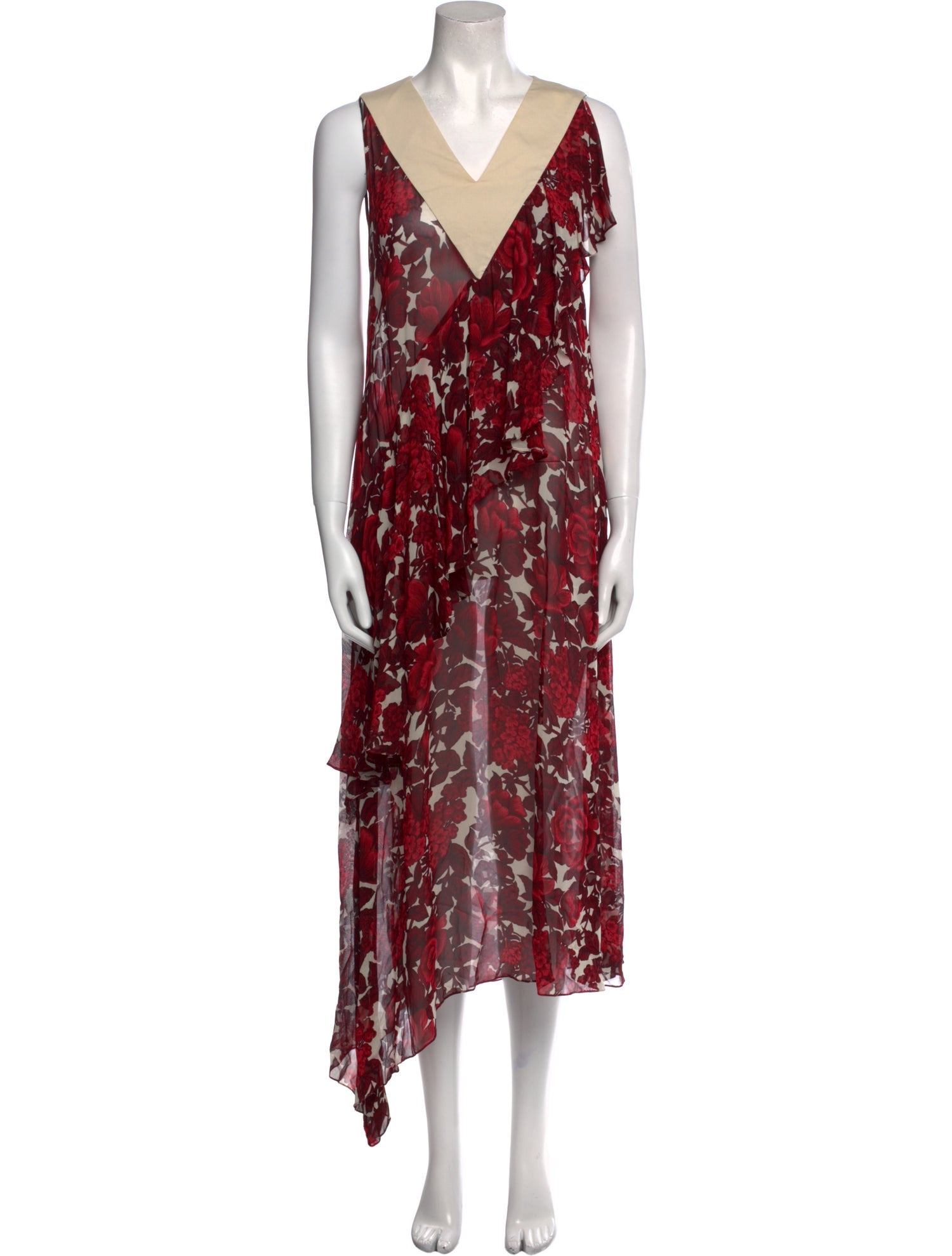 Antonio Marras Printed Long Dress