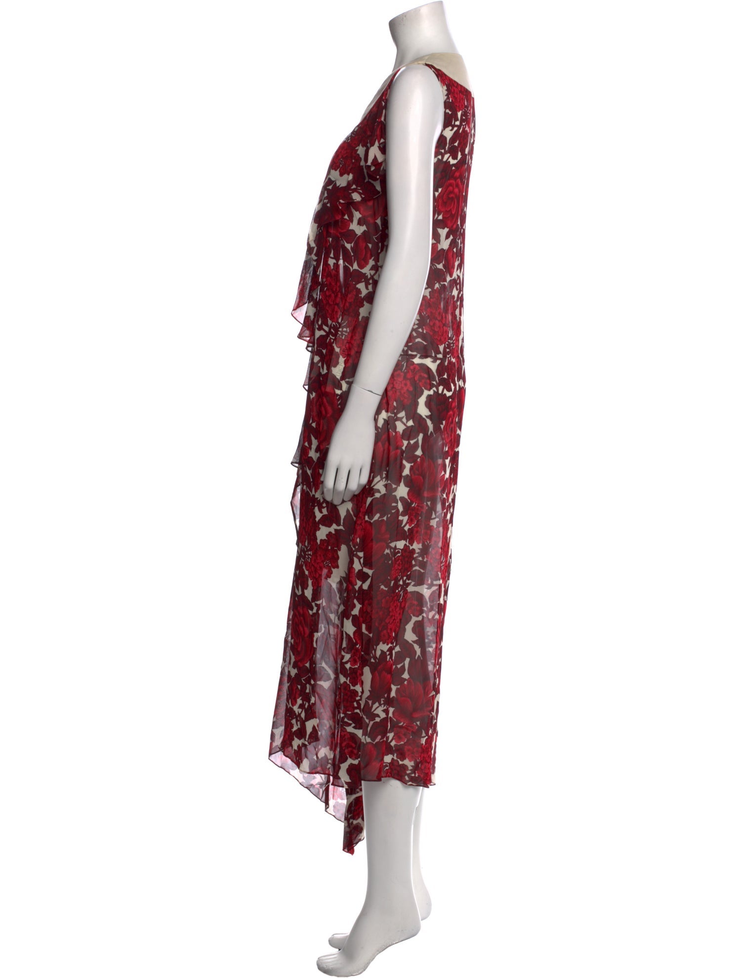 Antonio Marras Printed Long Dress