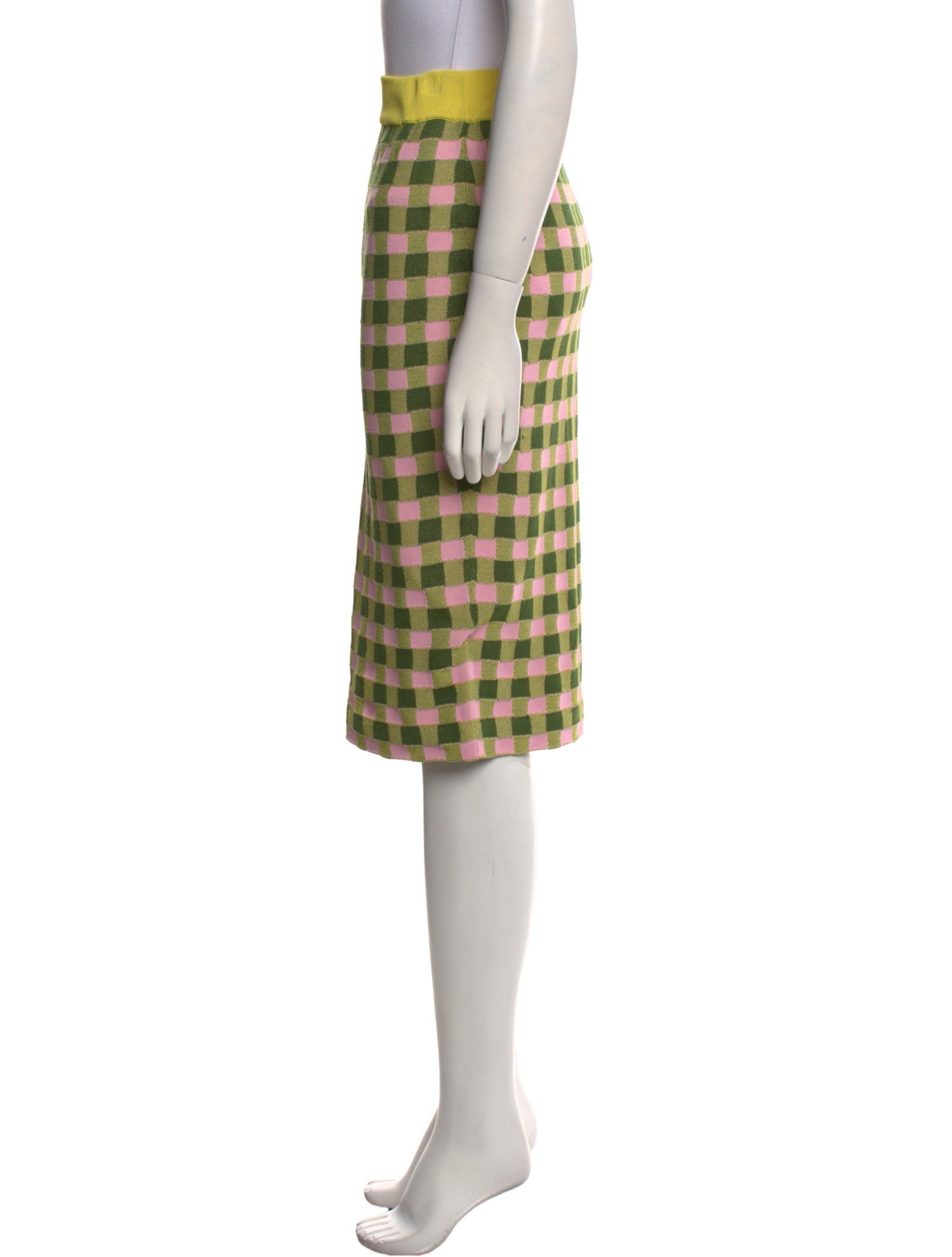 Antonio Marras Plaid Print Knee-Length Skirt
