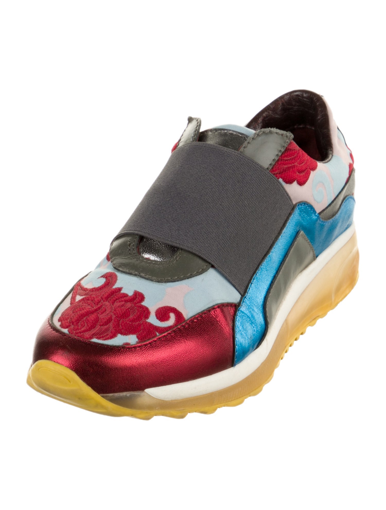 Antonio Marras Colorblock Pattern Sneakers