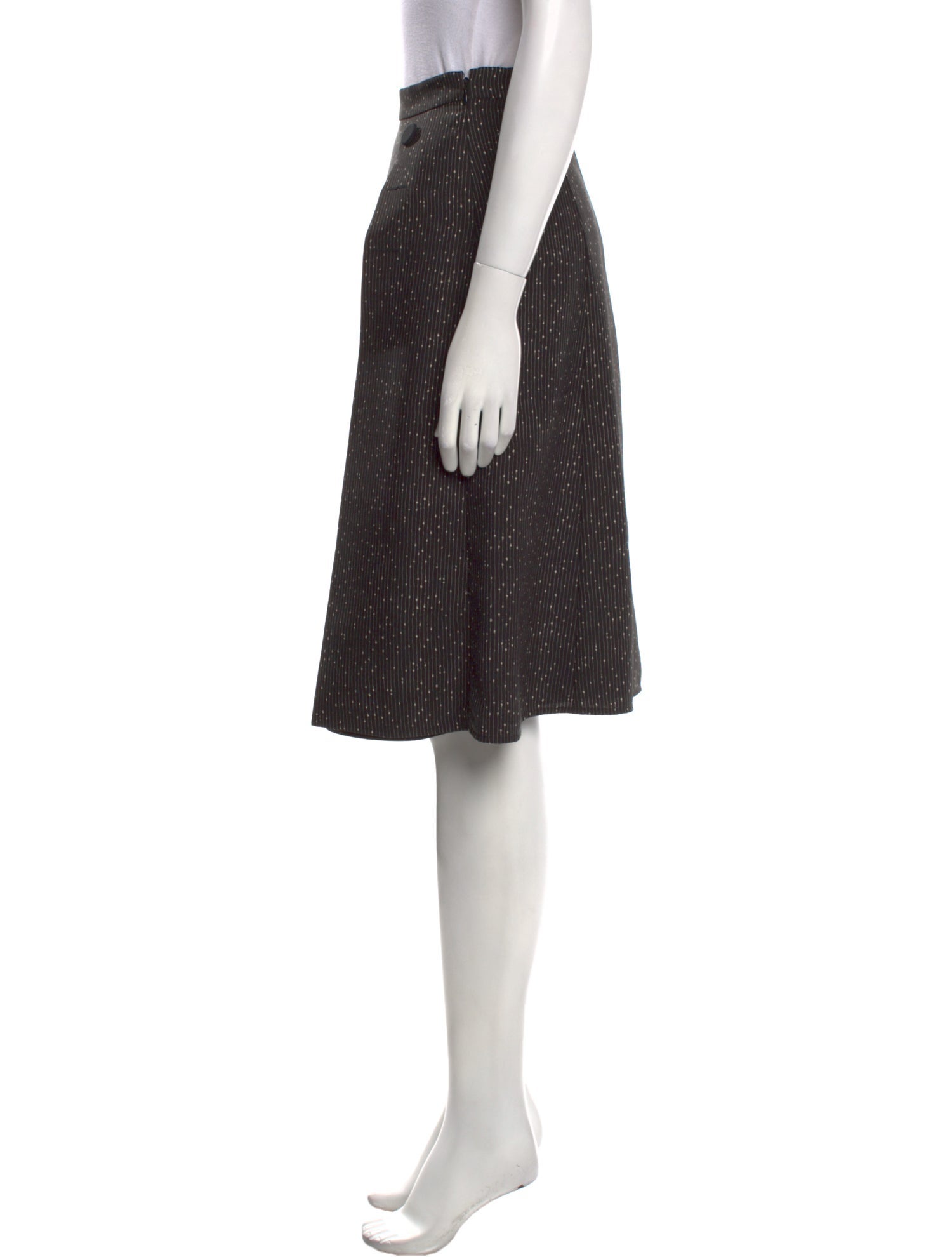 Antonio Marras Polka Dot Print Knee-Length Skirt