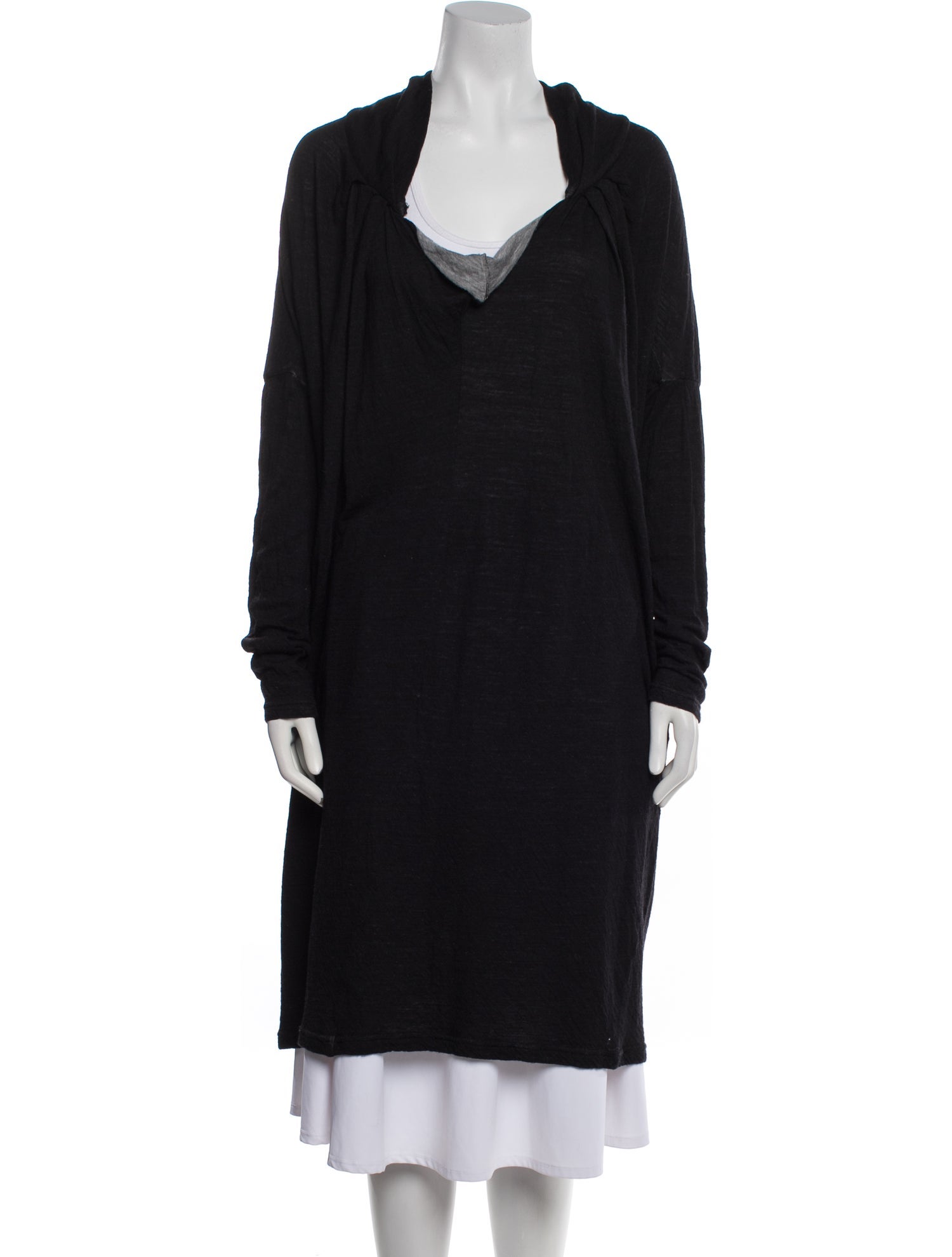 Antonio Marras Wool Pleated Accents Nightgown