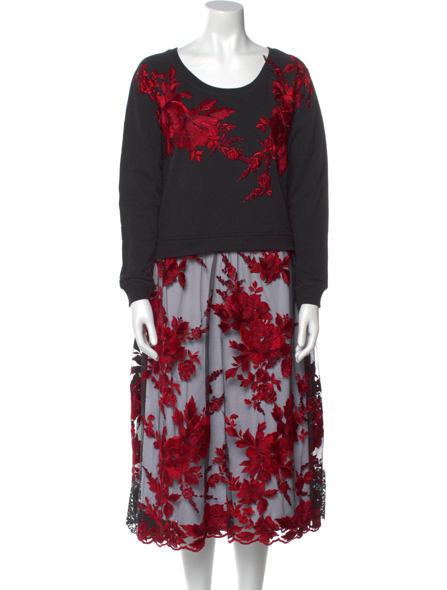 Antonio Marras Floral Print Midi Length Dress