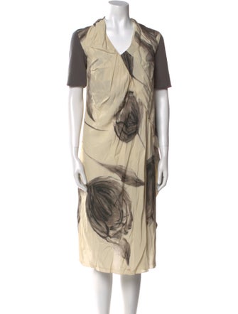 Antonio Marras Printed Midi Length Dress