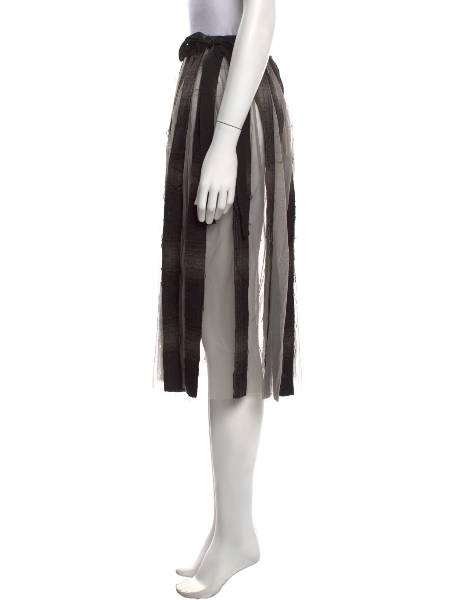 Antonio Marras Striped Knee-Length Skirt