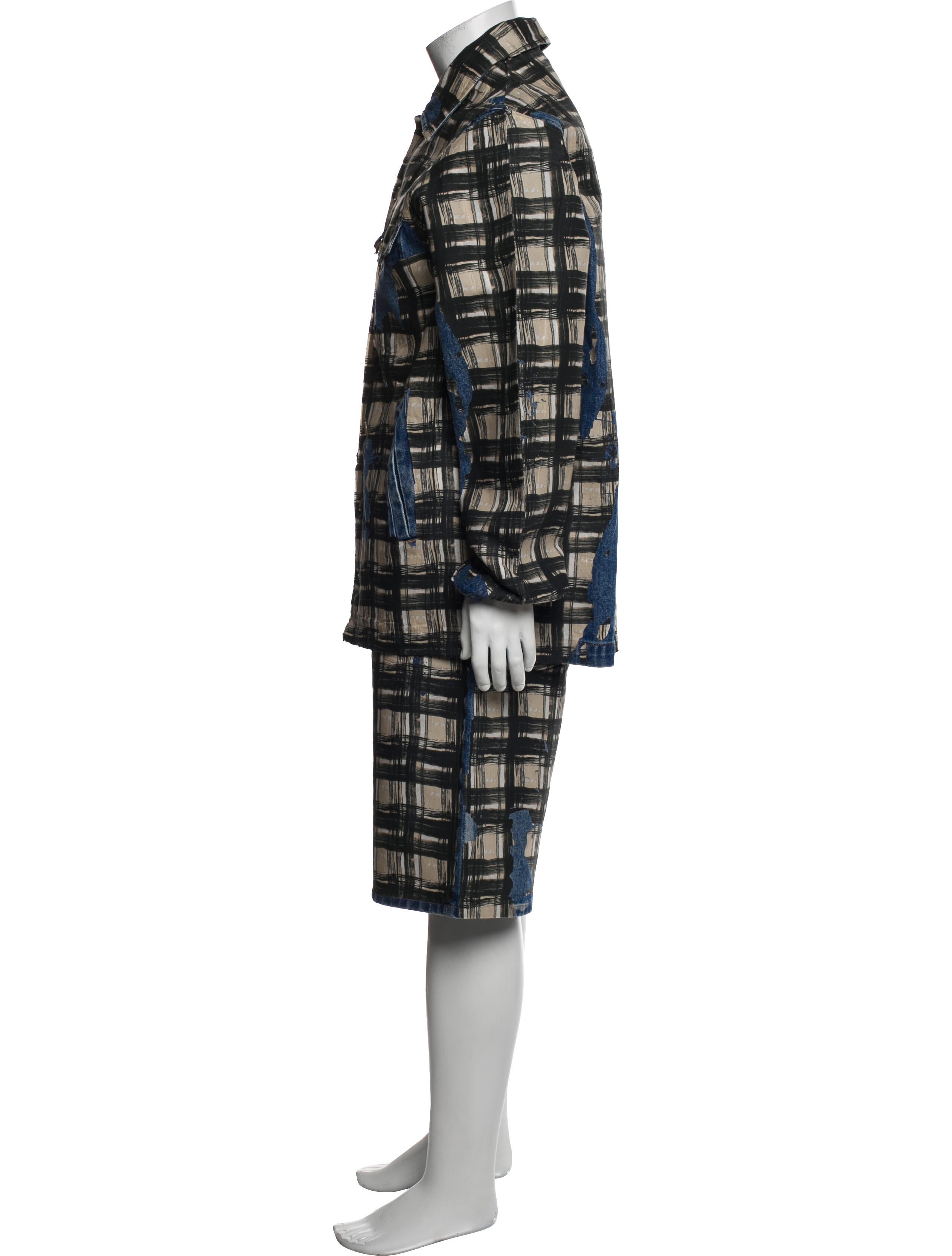 Antonio Marras Plaid Print Two-Piece Sport Coat