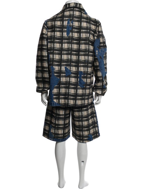 Antonio Marras Plaid Print Two-Piece Sport Coat