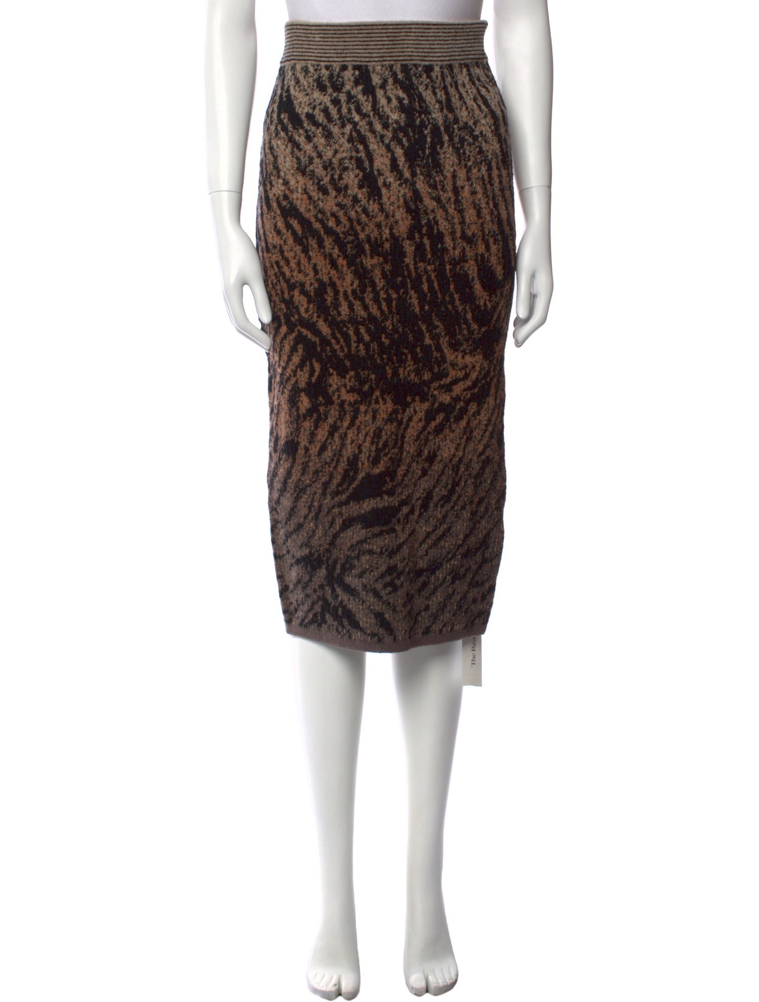 Antonio Marras Animal Print Knee-Length Skirt