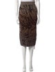 Antonio Marras Animal Print Knee-Length Skirt