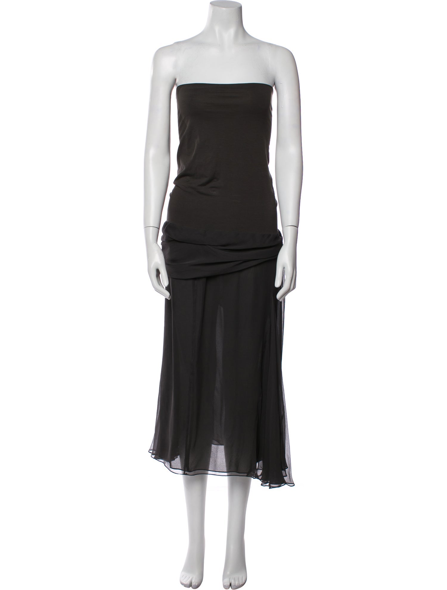 Antonio Marras Silk Midi Length Dress