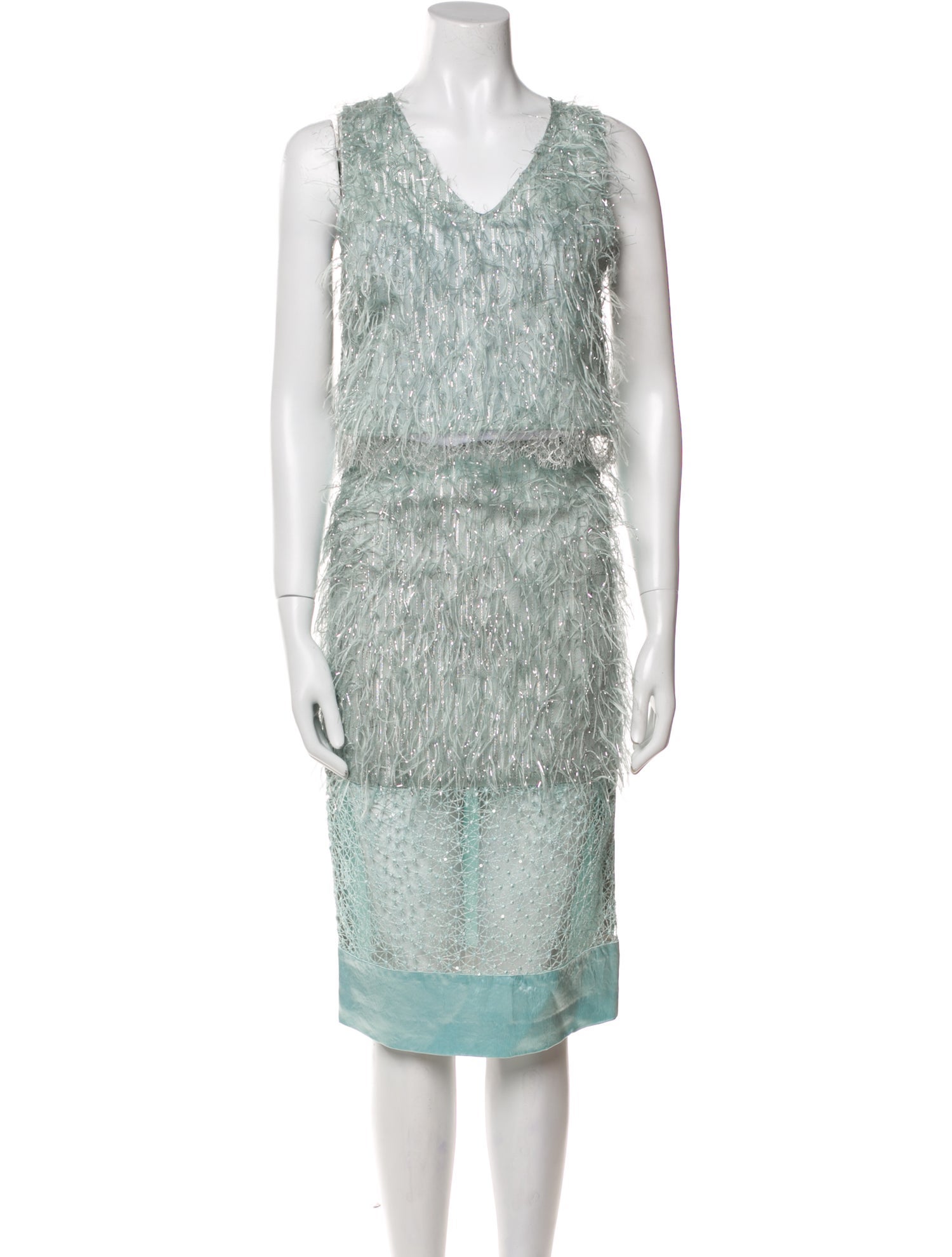 Antonio Marras Sequin Embellishments Skirt Set