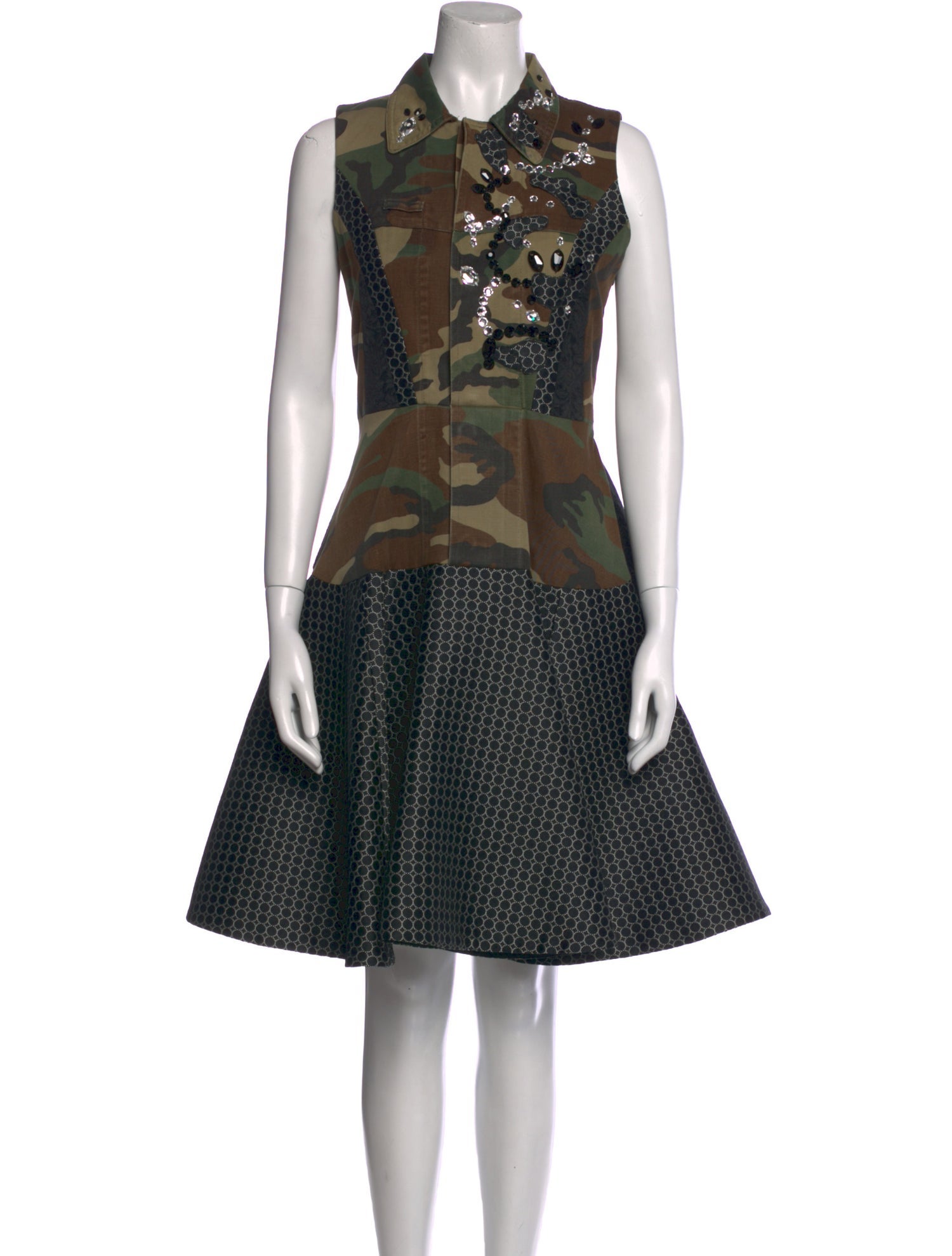 Antonio Marras Printed Knee-Length Dress