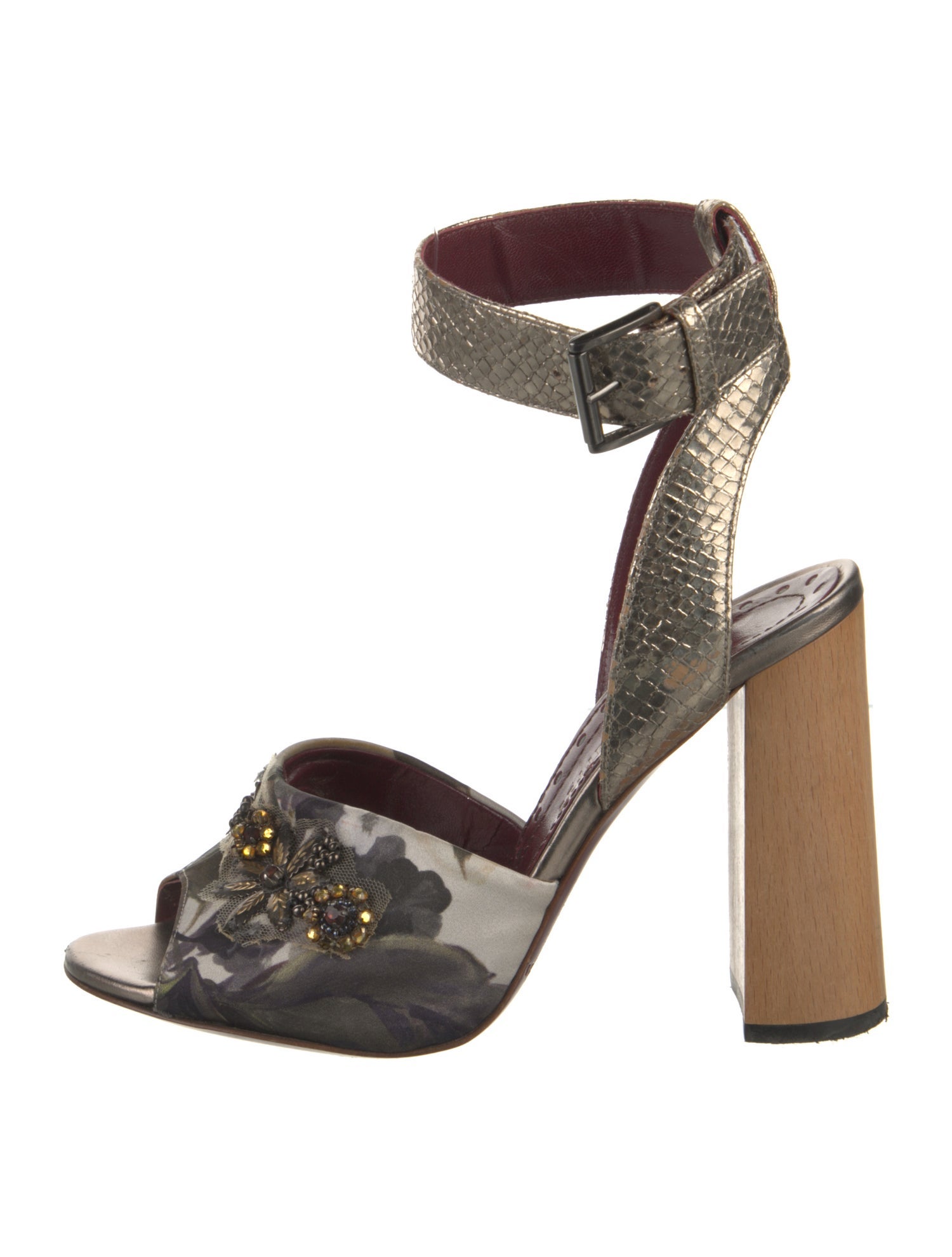 Antonio Marras Leather Patterned Sandals