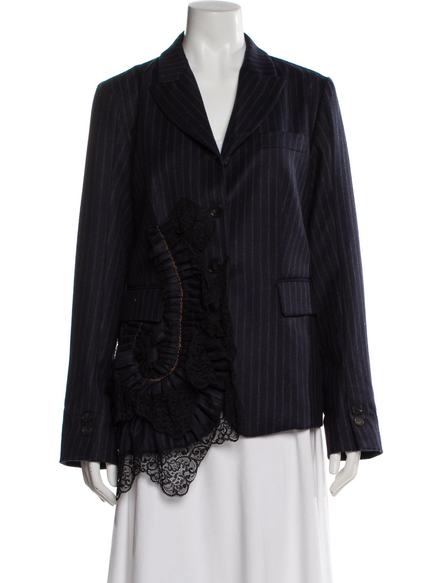 Antonio Marras Wool Striped Blazer