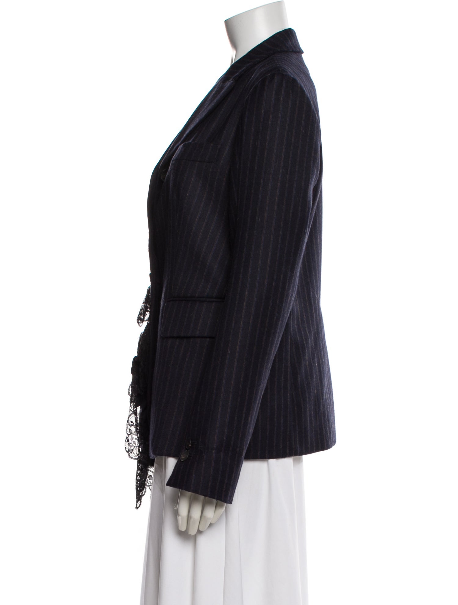 Antonio Marras Wool Striped Blazer