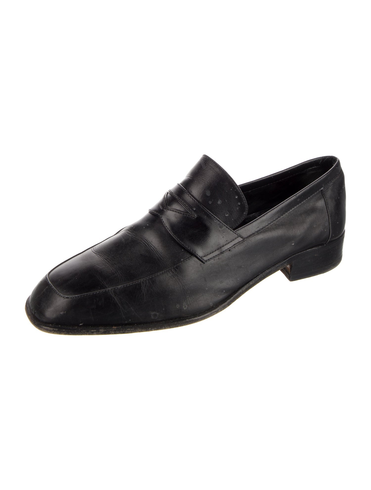 Moreschi Leather Dress Loafers