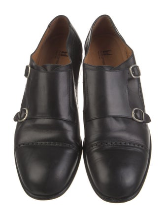 Moreschi Leather Monk Straps