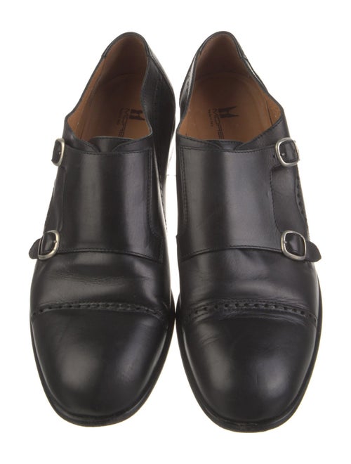 Moreschi Leather Monk Straps
