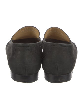 Moreschi Suede Lasercut Accents Loafers