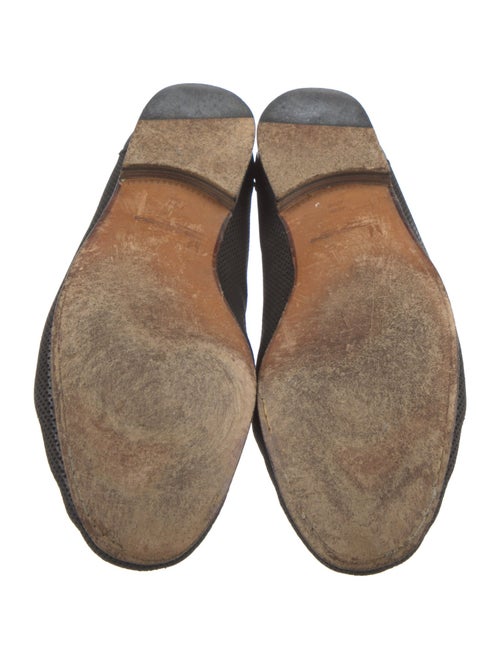 Moreschi Suede Lasercut Accents Loafers