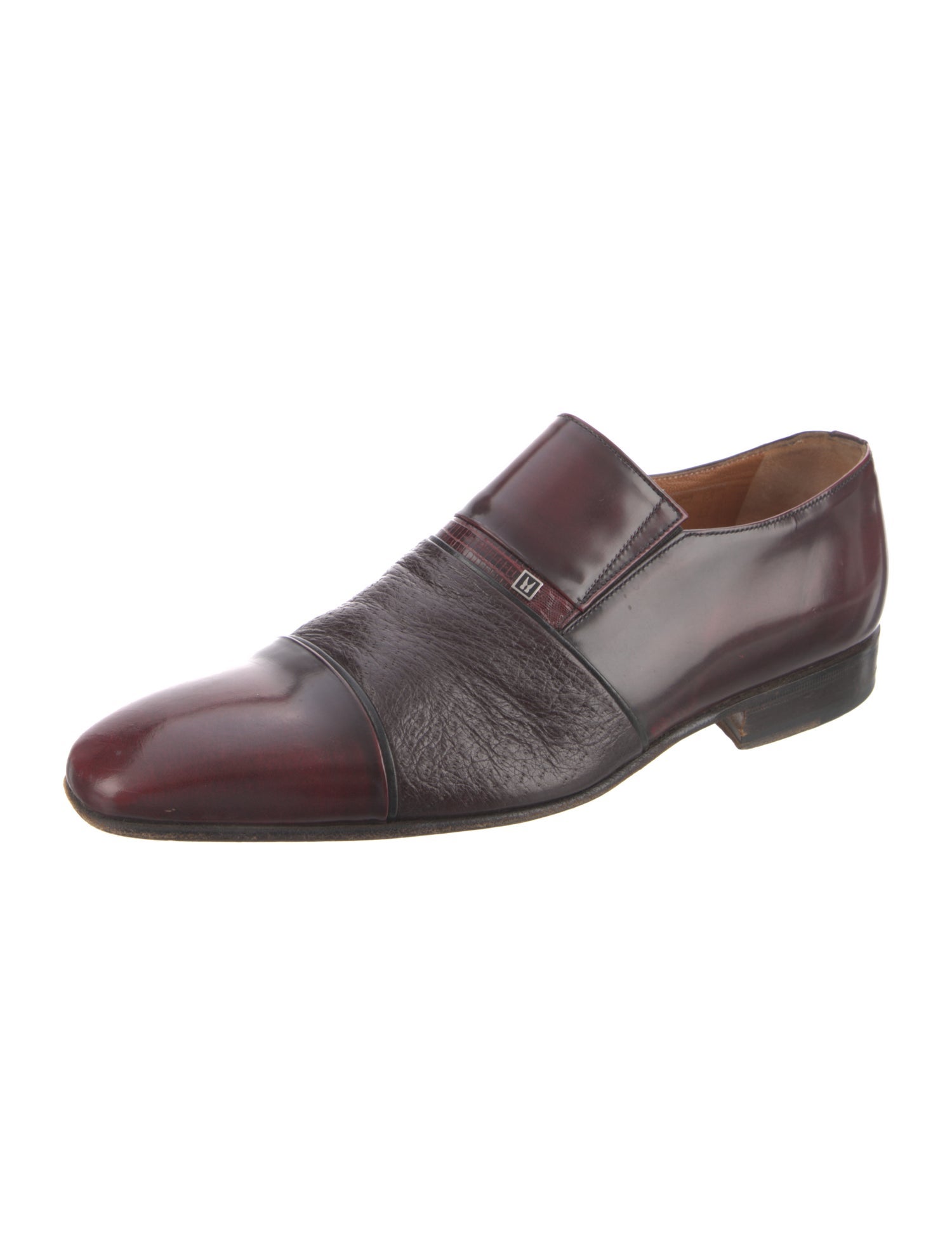 Moreschi Leather Tassel Accents Oxfords