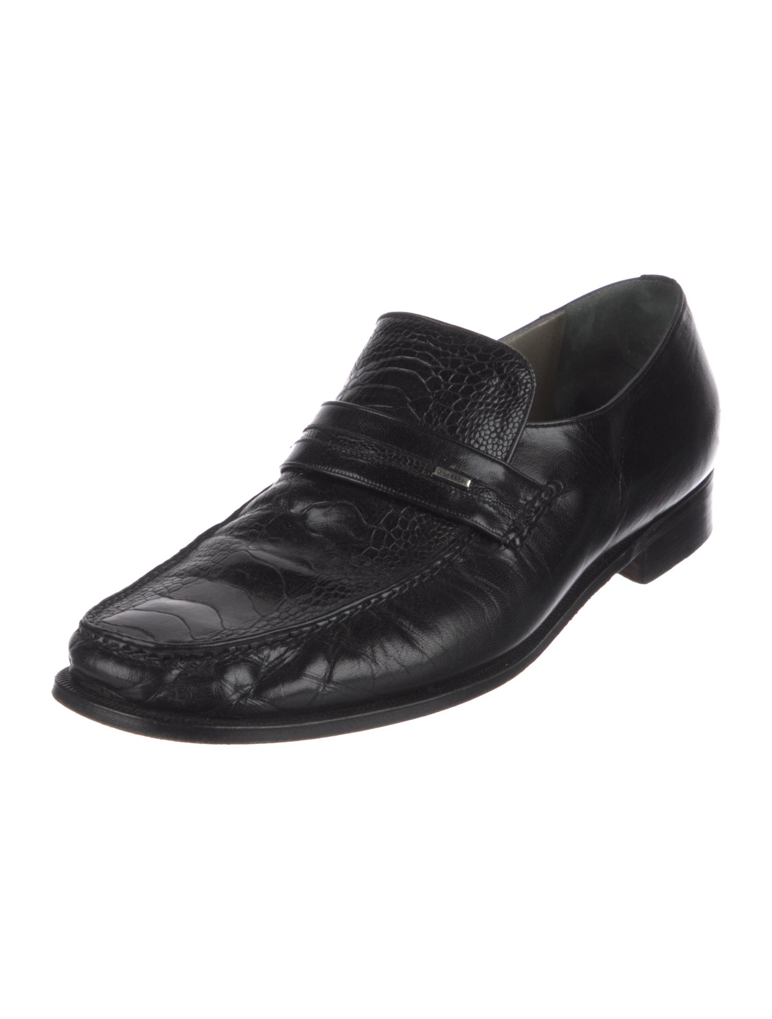 Moreschi Leather Dress Loafers