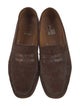 Moreschi Suede Dress Loafers