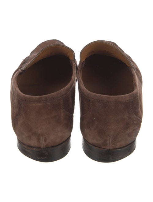 Moreschi Suede Dress Loafers