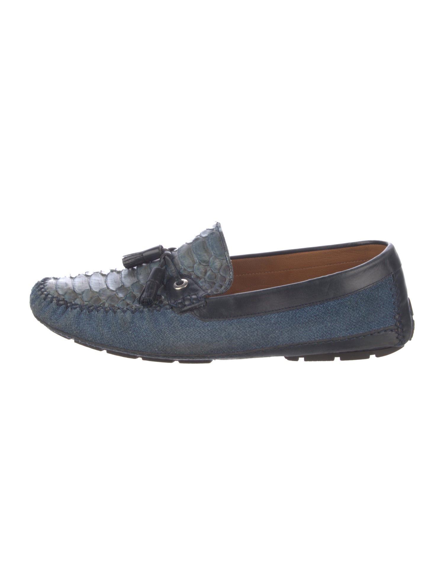 Moreschi Denim Moccasins