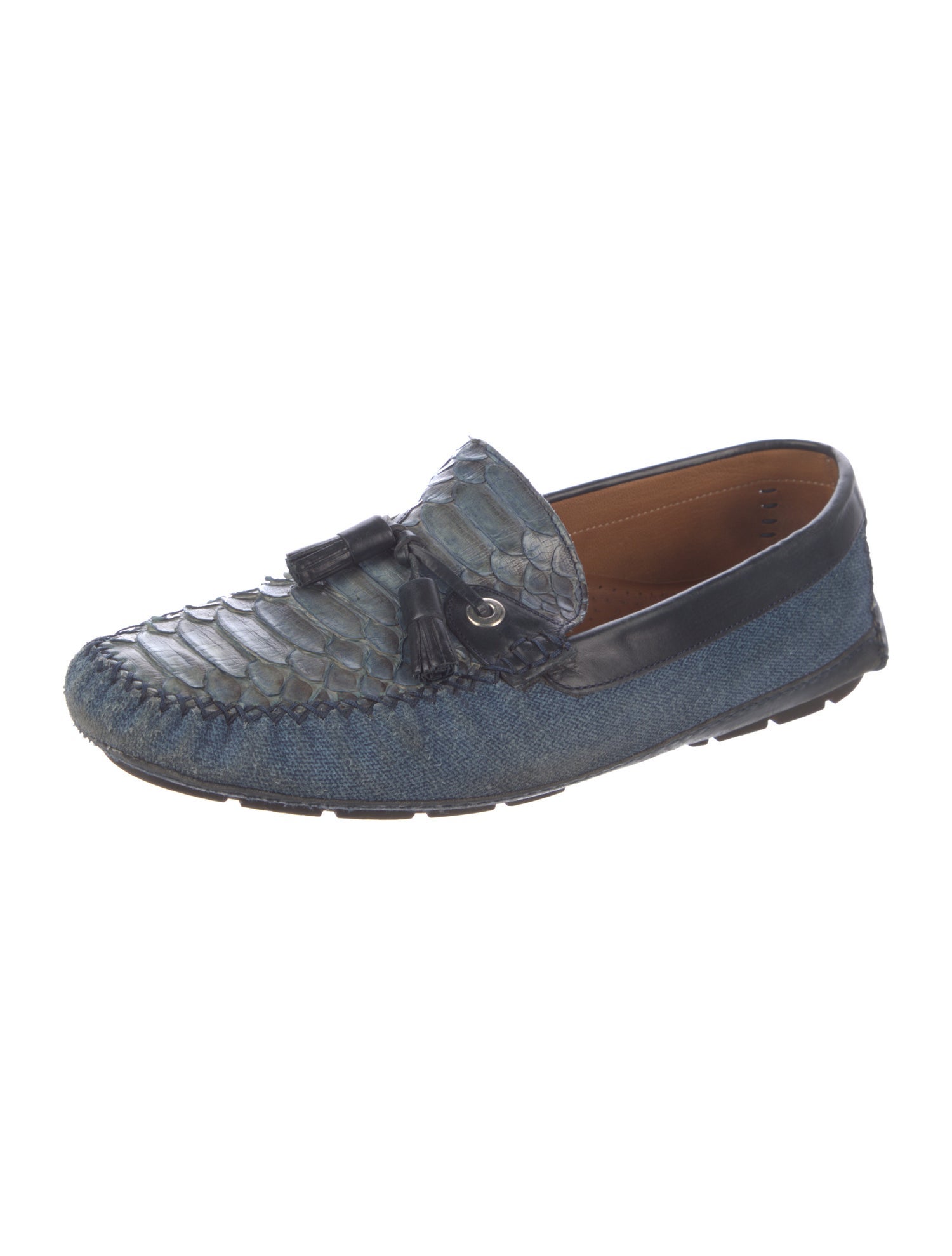 Moreschi Denim Moccasins