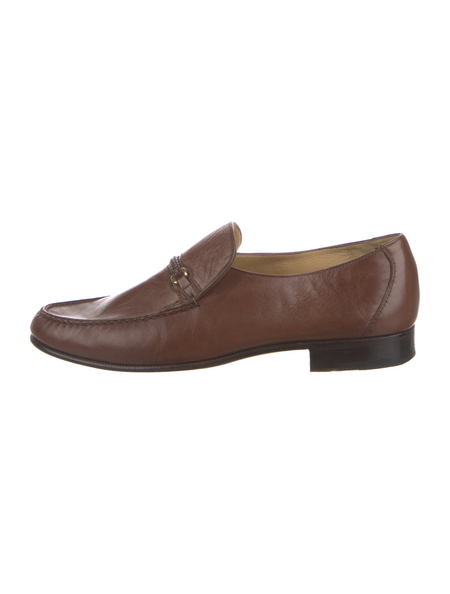 Moreschi Leather Dress Loafers