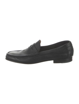 Moreschi Leather Dress Loafers