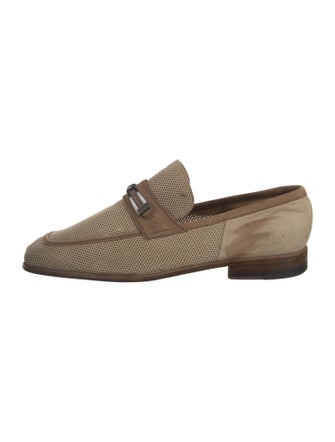Moreschi Leather Dress Loafers