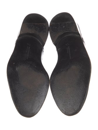 Moreschi Embossed Leather Brogues